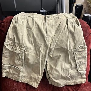 Mens Swiss Cross Cargo Shorts
